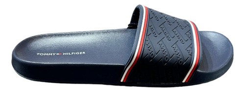 Sandalias Tommy Hilfiger Azul Marino Original Y Nuevo