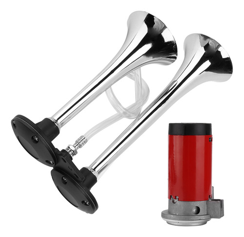 Compresor Air Horn Para Coche Con Doble Trompeta, 12 V, 150
