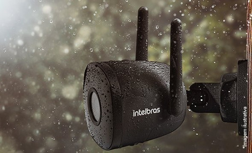 Câmera Ip Mibo Im5 Sc Wi-fi Full Hd Black Intelbras