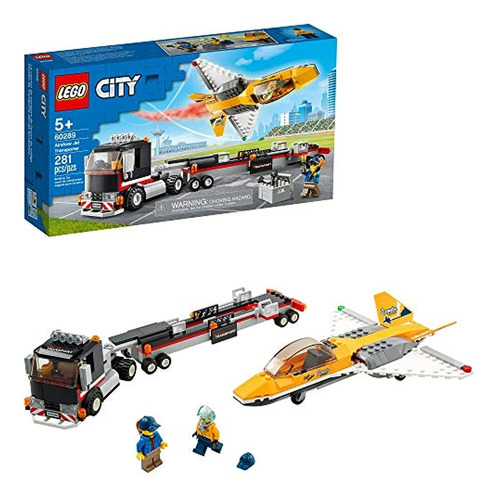 Edificio Lego City Airshow Jet Transporter 60289