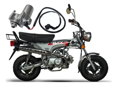 Burro Motor Arranque Completo Mondial Dax 70 Or Motos Franco