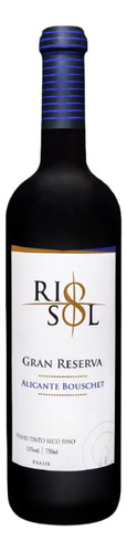 Vinho Rio Sol Gran Reserva Alicante Bouschet 2017 750ml