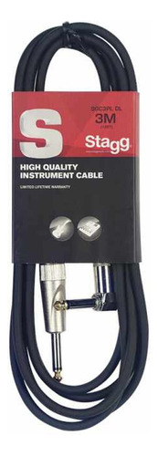 Cable Stagg De Instrumento 3m Plug A Plug Conector Resistent
