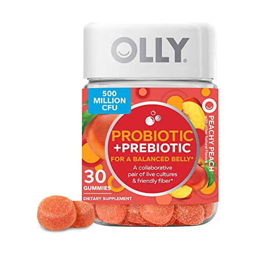 Olly Probiótico + Gummy Prebiótico, Apoyo Digestivo Y Vhsoq