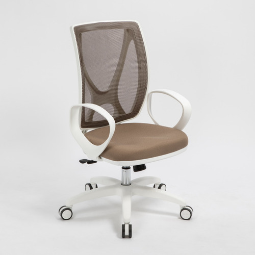 Imagen 1 de 5 de Silla De Oficina Alma White Ergonómica