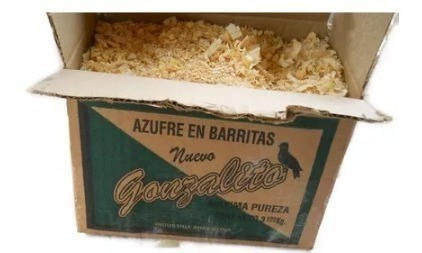 Azufre En Barra X 70 Unidades Marca Calmaso