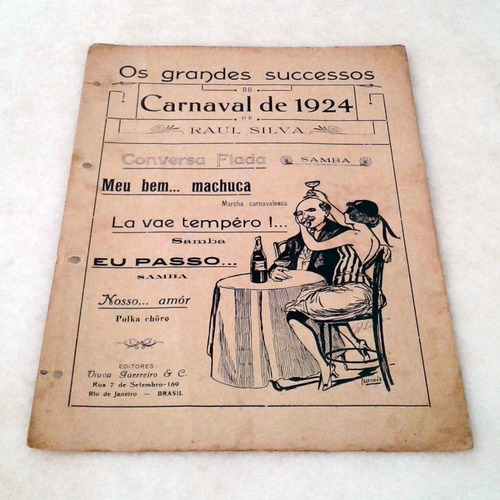 Imagem 1 de 3 de Partitura 1924 - Conversa Fiada - Raul Silva