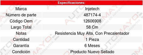 Sensor Oxigeno Sierra 2500 8cil 6.0l 02 Al 04 8147893