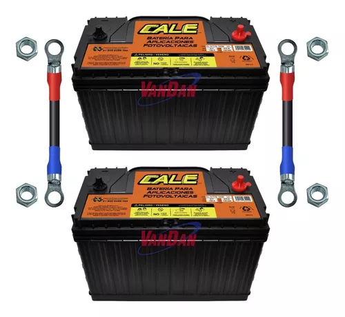 Batería Solar Cale Ciclado Profundo Kit 230ah 12v 115x2