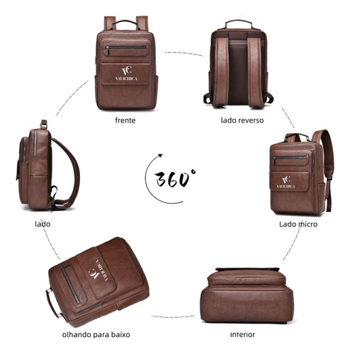 Vavichica Mochila Notebook Mochilas De Viaje Impermeable