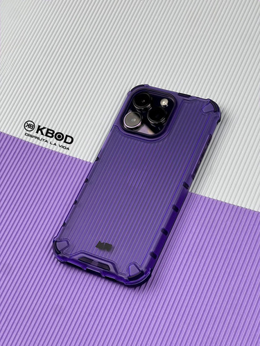 Funda Protector De Celular Mowo Walks Colors Para Iphone Negro Iphone 15 Pro