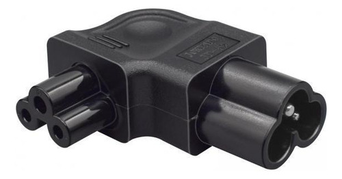 2 Convertidor Adaptador De Corriente Iec320 C6 A C5 2 Piezas