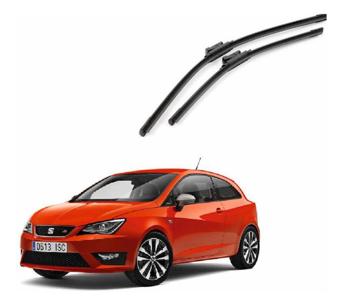 Par Plumas Limpiaparabrisas Seat Ibiza 2013/2017 + Regalo!