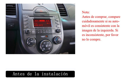 Estéreo Kia Soul 2010-2011 Android Carplay Wifi Gps 2+32g
