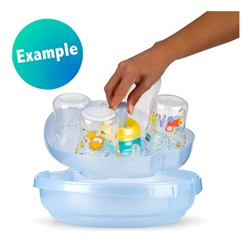 Esterilizador Vapor Nuby Para Microondas 4 Biberones
