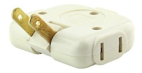 Multicontacto 3 Tomas Tipo Bisagra Movible 2 Pack