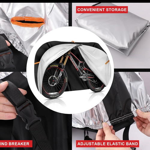 Cubierta Para Bicicleta Plegable Con Bolsa De Almacenamiento