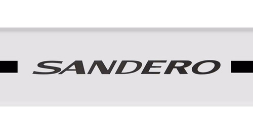 Soleira Sandero 07 08 09 10 11 12 13 14 Cromado 4p Resinado