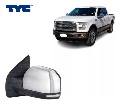 Espejo Izquierdo Ford F150 2015 2018 C/luz Punto Ciego