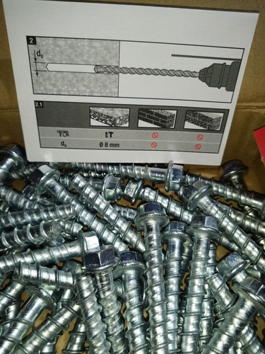 Anclaje Hilti Hus-h 50 Piezas (Usado)