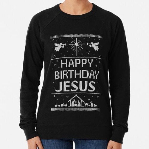 Buzo Feliz Cumpleaños A Jesús - Ugly Christmas Sweater - Sca