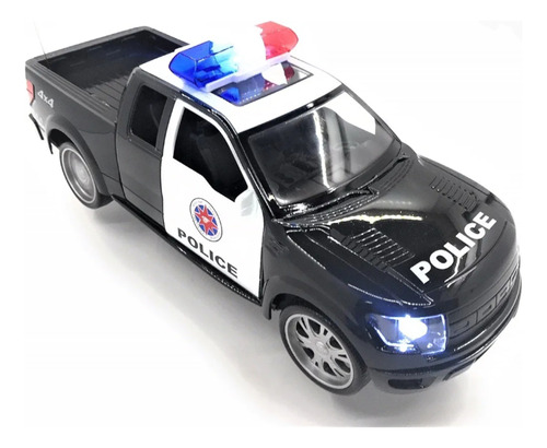Camioneta Policía 4 Direcciones Luces Sonido Y Carga Por Usb