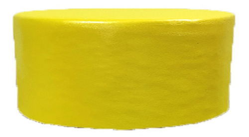 Bolo Fake Isopor  Encapado Eva Amarelo 30x10 Cm - 01 Base