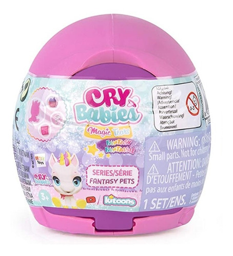 Imagen 1 de 4 de Muñeca cry babies magic tears pet house s1 rosa