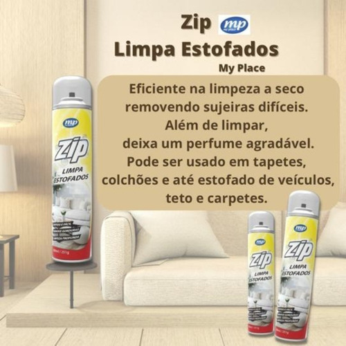 2 Spray Limpa Estofado Carpetes Higienizacao Remove Sujeiras