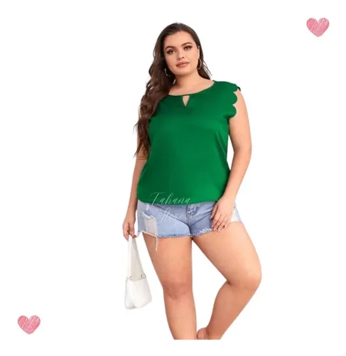Blusas cuello bandeja para gorditas sales