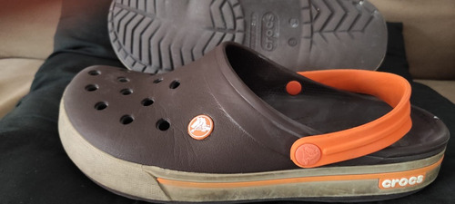 Crocks Marrones Talle 40 Con Poco Uso 