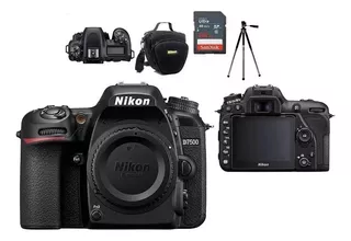 Nikon D7500 Dslr Corpo + Bolsa + Tripé + Cartão 64gb - Nfe