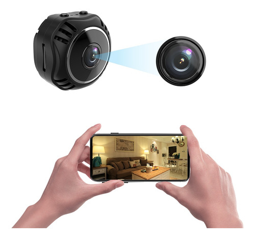 Mini Cámara De Seguridad Wifi Con Visión Nocturna