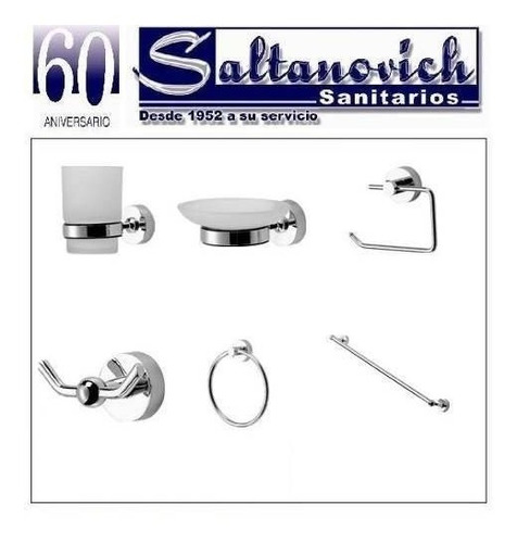 Accesorio Peirano Linea 3000-para Baño 6 Piezas Saltanovich