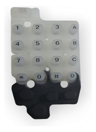 Teclado De Silicona Para Microfono Yaesu Mh-48a6j Repuesto