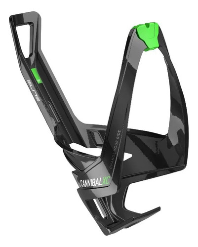 Suporte Caramanhola Elite Cannibal Xc Ciclismo Preto/verde 