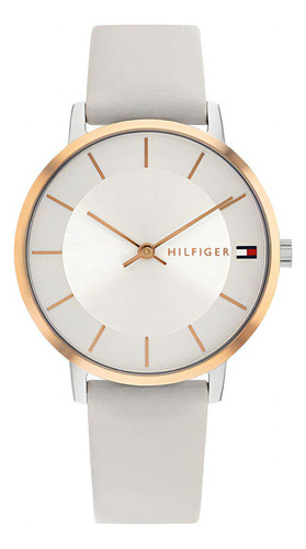 Reloj Tommy Hilfiger 1782671 Pippa Mujer Acero Cuero Color de la malla Beige Color del bisel Rose