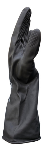 Guantes Látex Uso Industrial Negro X 12 Pares Pack Albañil 9