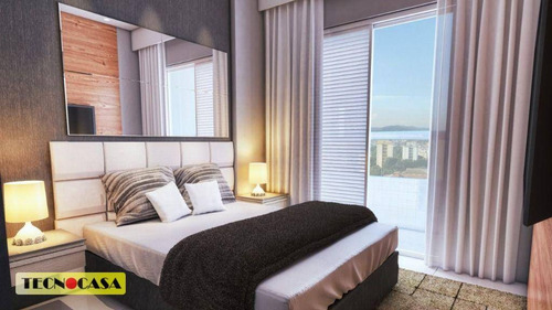 Imagem 4 de 22 de Excelente Apartamento Com 01 Dormitório Para Venda Com 39 M² No Bairro Boqueirão Em Praia Grande/sp. - Ap6706