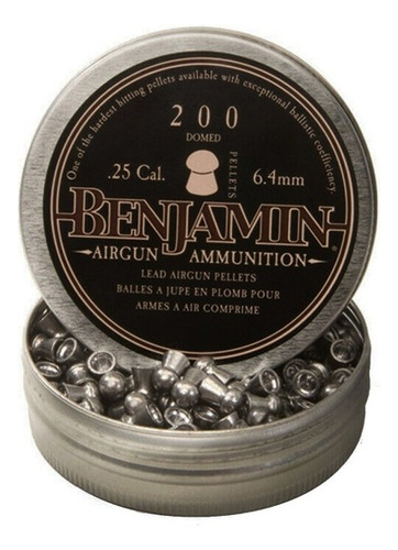 Poston Benjamin Domed 6.35 27.9gr 200u. Bd225 Caza Rifle