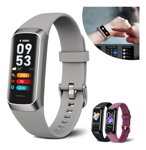 Reloj Inteligente Bluetooth Hombre Mujer Fitness Pulsera