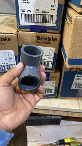Codo Cementado 1'' X 90 Pvc Cedula 80 Industrial Agua 25mm