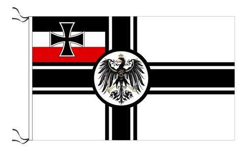 Bandera Imperio Alemán Kaiserliche Kriegsflagge 90 X 150cm