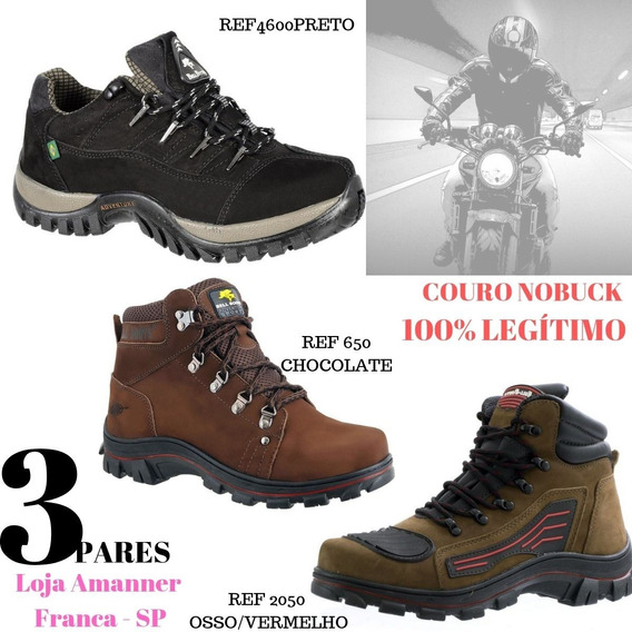 bota adventure accona em couro nobuck 650