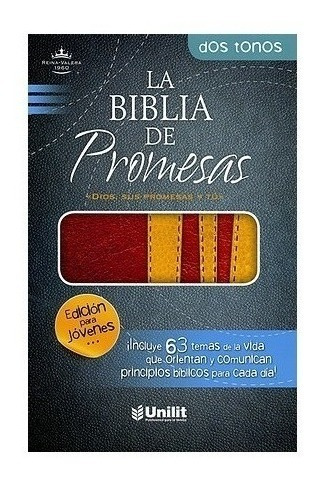 Biblia Reina Valera 1960 Juvenil De Promesas Dos Tonos