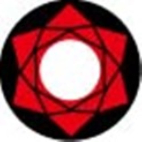 Pupilentes Obito Hallowen Disfraz Color Rojo