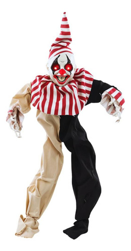 Enfeite Halloween Pra Assustar Palhaço Ben Com Som Movimento