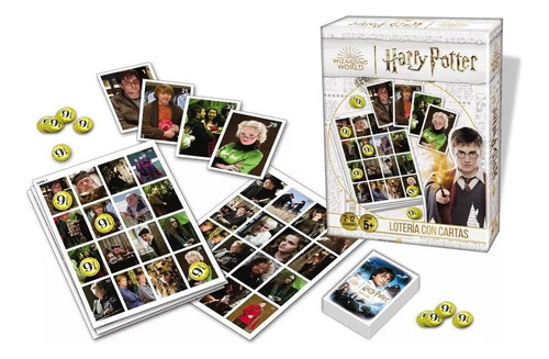 Juego De Mesa Harry Potter Lotería Con Cartas