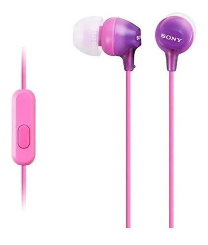 Audífonos Sony Mdr-ex15ap Violeta
