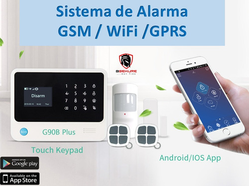 Alarma Wifi Gsm Gprs Notificaciones Push Via App Casa Negoci